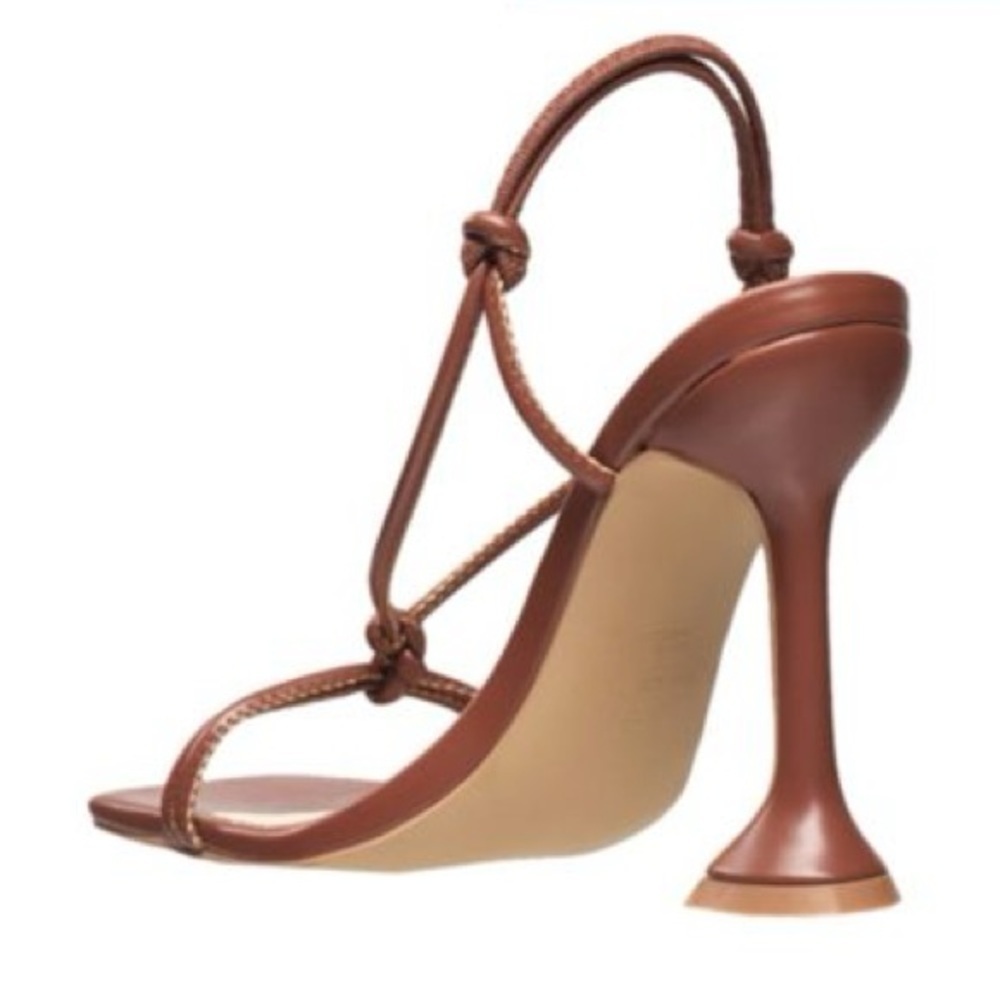 H Halston Women's Picasso Lace-Up Dress Sandals Size 8.5 in tan - Picture 9 of 15